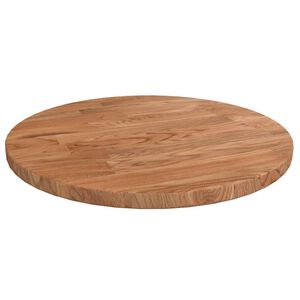 vidaXL Okr&uacute;hla stolov&aacute; doska bledohned&aacute; &Oslash;30x1,5cm o&scaron;etren&yacute; mas&iacute;vny dub