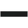 vidaXL Prídavné police 4 ks, čierne 100x20x1,5 cm, drevotrieska