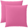 vidaXL Poťah na podložku 2 pcs HEERLEN Ružov&aacute; 65 x 65 cm Polyester