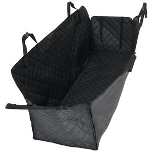 vidaXL Poťah na sedadlo auta pre psov čierny 137x46x50 cm