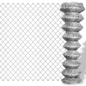 vidaXL Dr&ocirc;ten&eacute; pletivo, pozinkovan&aacute; oceľ 25x1,25 m, strieborn&eacute;