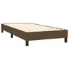 vidaXL Boxspring posteľ s matracom tmavohned&aacute; 100x200 cm l&aacute;tka