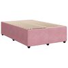 vidaXL Boxspring posteľ s matracom, ružov&aacute; 120x190 cm, zamat