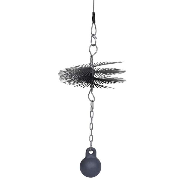 Okr&uacute;hla kefa na vymetanie kom&iacute;na s priemerom 25 cm