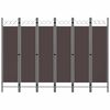 vidaXL Parav&aacute;n so 6 panelmi, hned&yacute; 240x180 cm