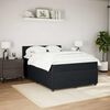vidaXL Posteľn&yacute; r&aacute;m boxspring s matracom čierny 160x200 cm zamat