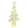 vidaXL Vianočn&yacute; stromček 240 LED Tepl&aacute; biela 181 cm PET