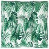 vidaXL Podložka na paletov&uacute; sedačku vzor s listami 70x70x12 cm