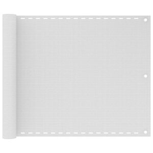vidaXL Balk&oacute;nov&aacute; mark&iacute;za biela 75x300 cm HDPE