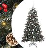 vidaXL Umel&yacute; vianočn&yacute; stromček Zelen&aacute; 150 cm PVC, plast a oceľ