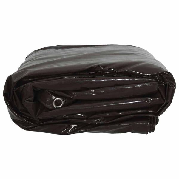 vidaXL Tarpaulin 650g / m&sup2; Hned&aacute; 5 x 5 m Pl&aacute;tno s PVC povrchom