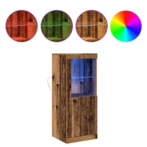 vidaXL Servírovacia skriňa Hnedá 41 x 37 x 100 cm Kompozitné drevo