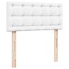 vidaXL Boxspring posteľ s matracom biela 90x190 cm umelá koža