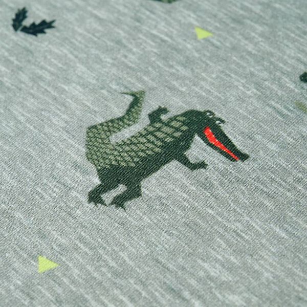 Detská mikina svetlá kaki melanž 104