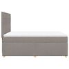 vidaXL Boxspring posteľ s matracom sivohned&yacute; 140x190 cm l&aacute;tka