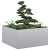 VidaXL kvetin&aacute;č 80x80x40 cm Pozinkovan&aacute; oceľ