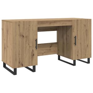 vidaXL St&ocirc;l dub artisan Kompozitn&eacute; drevo 140 x 50 x 75 cm
