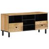 vidaXL TV skrinka 100x33x46 cm, mangov&yacute; mas&iacute;v
