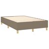 vidaXL Boxspring posteľ s matracom sivohned&aacute; 120x190 cm l&aacute;tka
