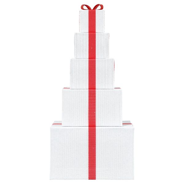 vidaXL Vianočná dekorácia Darčeková krabička 250 LED diód Teplá biela