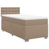 vidaXL Boxspring posteľ s matracom kapuč&iacute;nov&aacute; 90x190 cm umel&aacute; koža