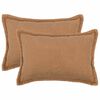 vidaXL Poťah na podložku 2 pcs HOUTEN B&eacute;žov&aacute; 50 x 75 cm Boucl&eacute;