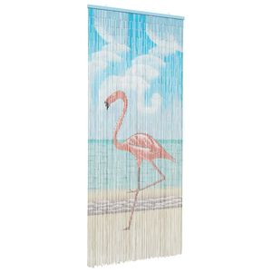 vidaXL Dverov&aacute; z&aacute;clona proti hmyzu r&ocirc;zne farby 200 x 90 cm Bambus