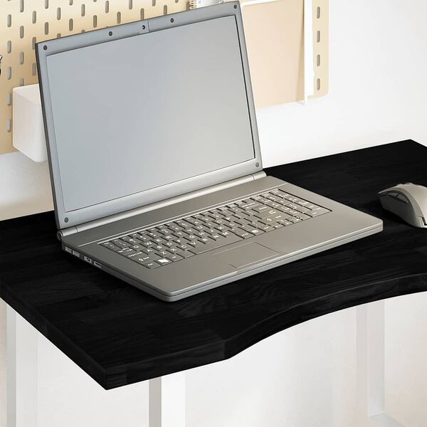 vidaXL Stolov&aacute; doska tmavohned&aacute; 80x60x2,5 cm dubov&yacute; mas&iacute;v obdĺžnikov&yacute;