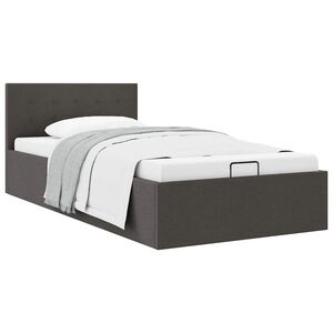 vidaXL Hydraulick&yacute; posteľn&yacute; r&aacute;m+&uacute;ložn&yacute; priestor, l&aacute;tka 100x200 cm