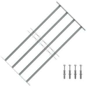 Nastaviteľn&aacute; bezpečnostn&aacute; okenn&aacute; mreža so 4 priečkami 700-1050 mm