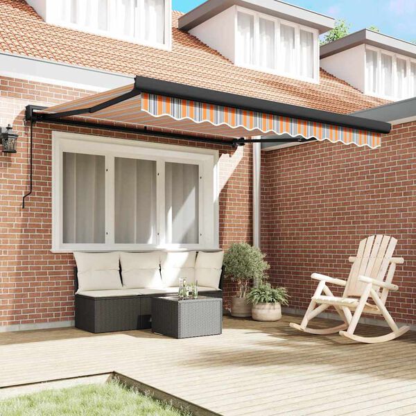 vidaXL Markíza Viacfarebný 350 x 250 x 165 cm Polyester a hliník