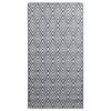 vidaXL Vonkaj&scaron;&iacute; koberec ARAKIL bielo-čierny 120x180 cm PP