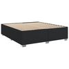 vidaXL Boxspring posteľ s matracom čierna 180x200 cm umel&aacute; koža