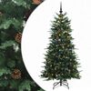 vidaXL Umel&yacute; Skl&aacute;pac&iacute; Vianočn&yacute; Stromček 120 cm 150 LED Tepl&aacute; biela