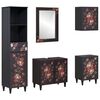 vidaXL Set kabinetov do k&uacute;peľne 5 ks 62 x 33 x 58 cm