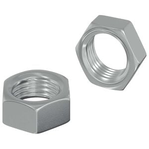 vidaXL Hex matica 2 ks Strieborn&aacute; M6 Kov
