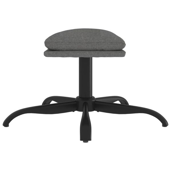 vidaXL Podnožka bledosiv&aacute; 60x60x36 cm l&aacute;tkov&aacute;