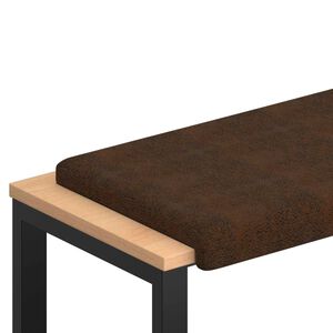 vidaXL Vank&uacute;&scaron; na lavičku Umel&yacute; semi&scaron;ov&yacute; materi&aacute;l Hned&aacute; Hĺbka 35 cm