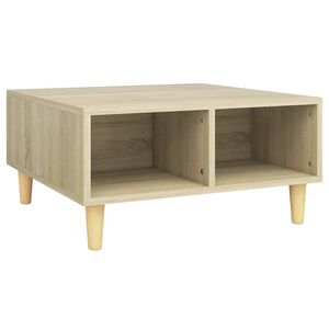 vidaXL Konferenčn&yacute; stol&iacute;k, dub sonoma 60x60x30 cm, kompozitn&eacute; drevo