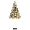 vidaXL Umel&yacute; vianočn&yacute; stromček 150 LED, gule a vločky snehu 150 cm
