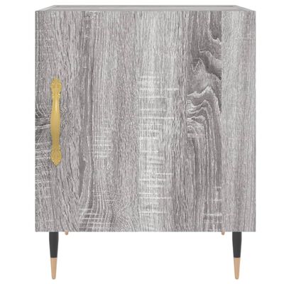 vidaXL Nočný stolík sivá sonoma 40x40x50 cm kompozitné drevo