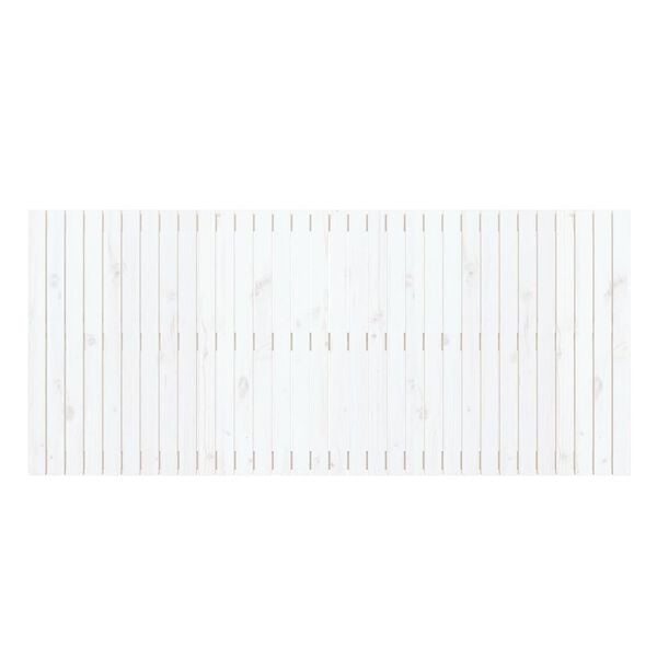 vidaXL N&aacute;stenn&eacute; čelo postele biele 204x3x90 cm mas&iacute;vna borovica