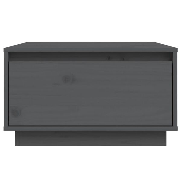 vidaXL Konferenčn&yacute; stol&iacute;k siv&yacute; 55x56x32 cm borovicov&yacute; mas&iacute;v