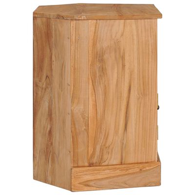 vidaXL Rohová komoda 60x45x60 cm masívne teakové drevo