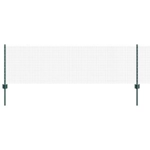 vidaXL Zvaren&eacute; pletivo s podperami 50 x 0,6 m PVC potiahnut&aacute; oceľ