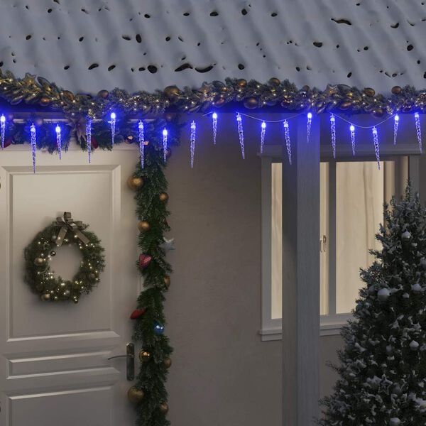 vidaXL Vianočn&eacute; svietiace cenc&uacute;le 200 LED tepl&eacute; biele 20 m akryl. PVC