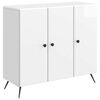 vidaXL Serv&iacute;rovacia skriňa Biela s vysok&yacute;m leskom 89 x 34,5 x 80 cm