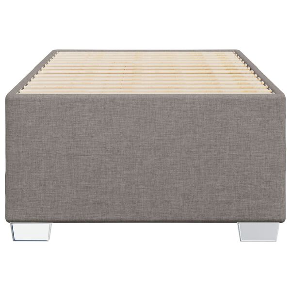 vidaXL R&aacute;m postele bez matraca Taupe 90x200cm L&aacute;tka