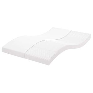 vidaXL Penov&yacute; matrac biely 120x210 cm 7 z&oacute;n tvrdosť 20 ILD