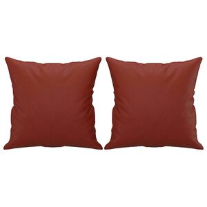 vidaXL Dekorat&iacute;vne vank&uacute;&scaron;e 2 ks v&iacute;nov&eacute; 40x40 cm umel&aacute; koža